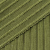 Polyester Stretch Rib Knit Fabric, 220 gsm — Khaki — photo 2