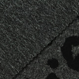 Black Leopard Chunky Knit, Polyester — photo 2