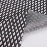 Light Grey Diamond Interlock Knit, Polyester — photo 2