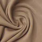 Polyester Stretch Rib Knit Fabric, 260 gsm, 165 cm — Khaki — photo 2