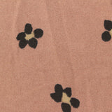 Light Blue Floral Milk Silk Knit, Polyester — photo 2