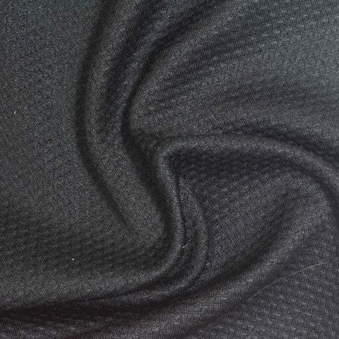 Dark Grey Textured Mesh, Polyester