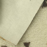 Tan Geometric Knit, Poly-Cotton — photo 2