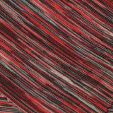 Red Horizontal-Stripe Jersey Knit, Polyester — photo 2