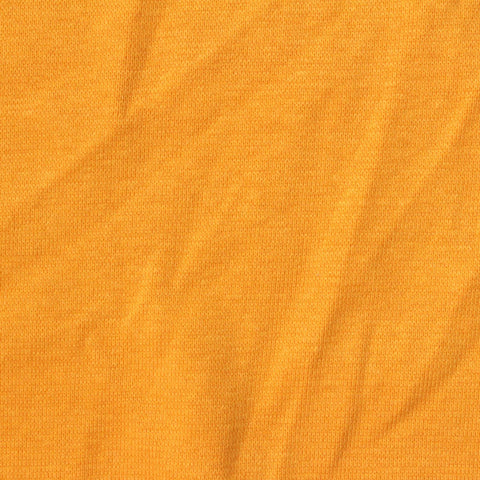 Cotton Polyester Stretch Rib Knit Fabric, 235 gsm, 170 cm — Orange
