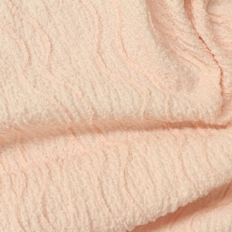 Pink Tone-on-Tone Crepe, Polyester