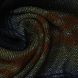 Rust Horizontal-Stripe Chunky Knit, Polyester — photo 2