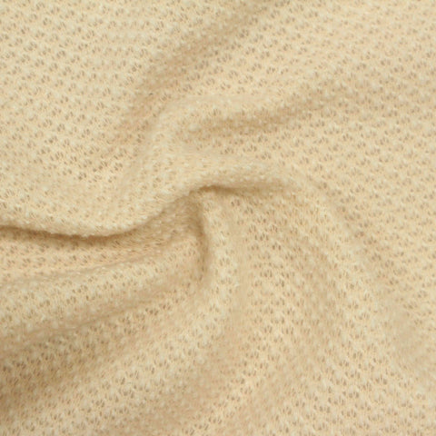 Jacquard 100% Polyester Knit Fabric, 228 gsm — Beige