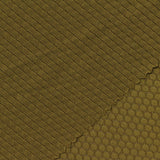 Olive Tone-on-Tone Square Interlock Knit, Polyester — photo 2