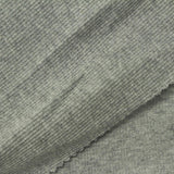 Light Grey Heathered-Marl Rib Knit, Poly-Cotton — photo 2