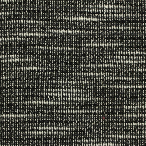 Black Marl French Terry, Polyester, 377 gsm