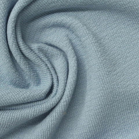 100% Cotton Jersey Knit Fabric, 240 gsm, 150 cm — Blue