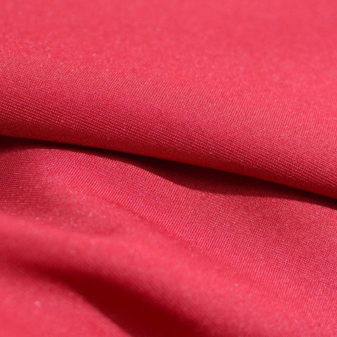 100% Polyester Woven Fabric, 307 gsm, 150 cm — Red