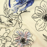 Black Floral Knit, Polyester — photo 2