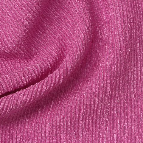 Polyester Stretch Crepe Fabric, 170 gsm, 150 cm — Pink