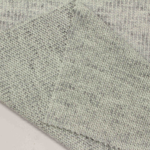 Light Grey Marl Piqué Knit, Polyester, 160 gsm