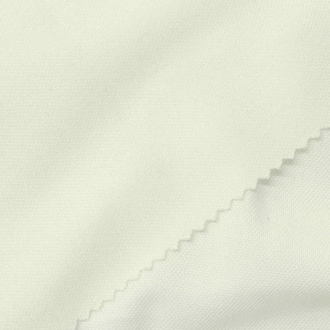 100% Polyester Piqué Knit Fabric, 180 gsm, 180 cm — White
