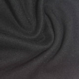 Polyester Stretch Fleece Fabric, 350 gsm, 180 cm — Black — photo 2