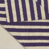 Purple Stripes Jacquard, Cotton-Poly — photo 2