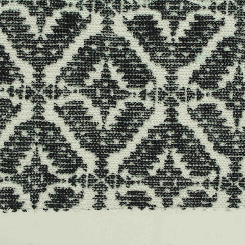 Jacquard Polyester Stretch Chunky Knit Fabric, 150 gsm, 150 cm — Grey