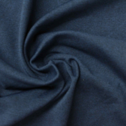 Dark Blue Marl Jersey Knit, Polyester, 200 gsm
