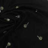 Gold Palm Jersey Knit, Cotton-Modal — photo 2