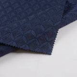 Navy Geometric-Circle Jacquard, Cotton-Poly — photo 2