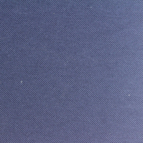 Cotton Polyester Stretch Piqué Knit Fabric, 145 gsm, 170 cm — Blue