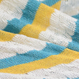 Blue Stripes Chunky Knit, Poly-Cotton — photo 2
