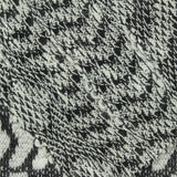 Black Zigzag Chunky Knit, Polyester — photo 2