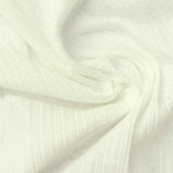Off-White Vertical-Stripe Rib Knit, Cotton — photo 2