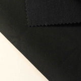 Viscose Nylon Stretch Ponte Knit Fabric, 430 gsm — Black — photo 2