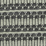 Black Geometric-Chevron Chunky Knit, Polyester — photo 2