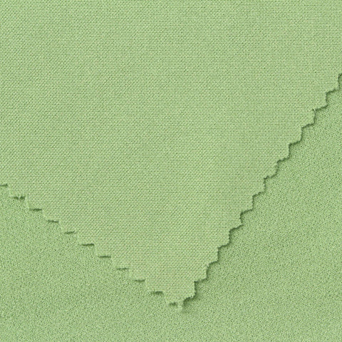 Polyester Stretch Scuba Knit Fabric, 200 gsm, 163 cm — Green
