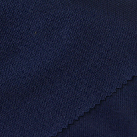 Dark Navy Ribbed Rib Knit, Cotton