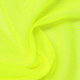 100% Polyester Mesh Fabric, 76 gsm, 160 cm — Yellow — photo 2