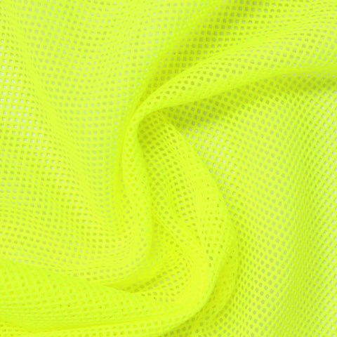 100% Polyester Mesh Fabric, 76 gsm, 160 cm — Yellow