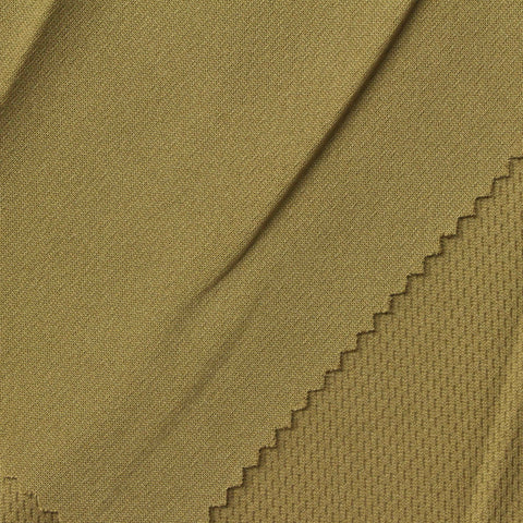 100% Polyester Birdseye Knit Fabric, 140 gsm, 160 cm — Khaki