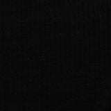 Polyester Stretch Rib Knit Fabric, 100 gsm, 125 cm — Black — photo 2