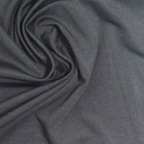 Polyester Stretch Jersey Knit Fabric, 125 gsm, 160 cm — Grey