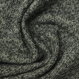 Black Marl French Terry, Poly-Cotton — photo 2