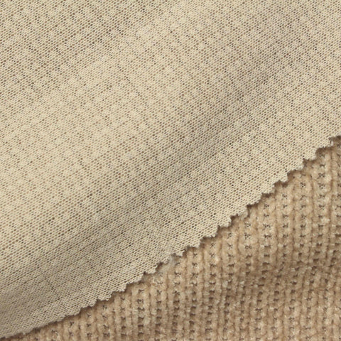 Jacquard 100% Polyester Chenille Fabric, 300 gsm, 160 cm — Beige