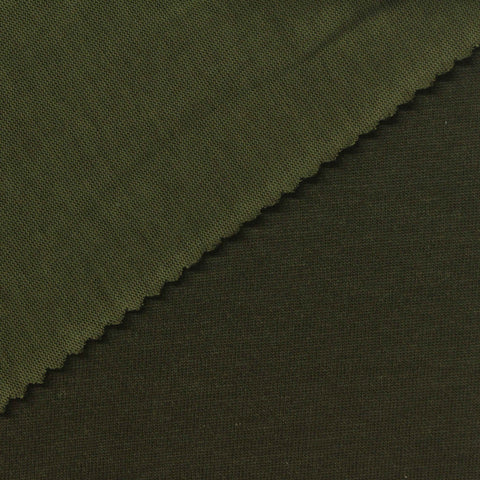 Cotton Tencel Lyocell Jersey Knit Fabric, 190 gsm, 175 cm — Khaki, ref EF-276890