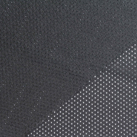 White Polka-Dot Warp Knit, Polyester