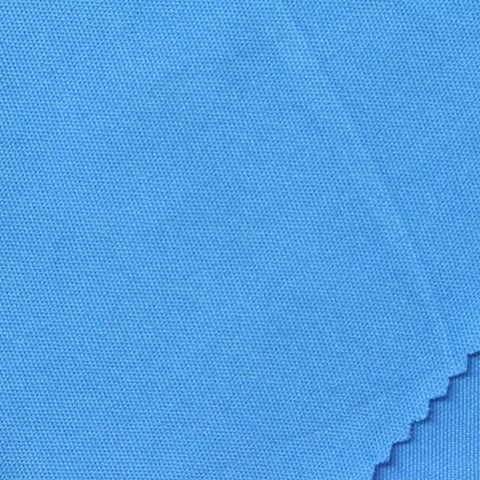 Polyester Stretch Interlock Knit Fabric, 195 gsm — Blue
