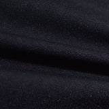 100% Polyester Interlock Knit Fabric, 250 gsm, 155 cm — Black — photo 2
