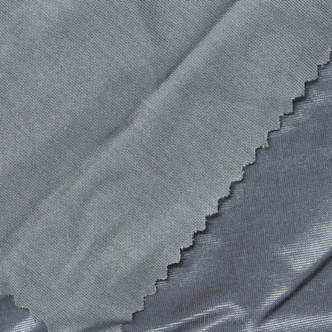 Grey Tone-on-Tone Jersey Knit, Viscose-Cotton