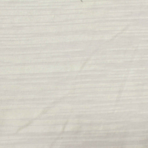 Slub Polyester Cotton Jersey Knit Fabric, 105 gsm, 160 cm — White