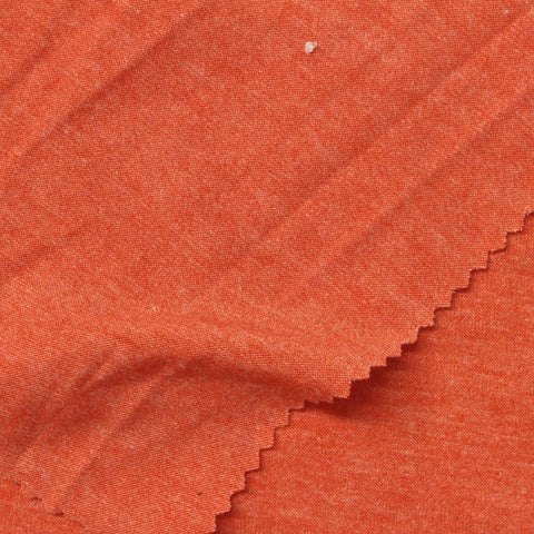Orange Marl Jersey Knit, Poly-Viscose, 180 gsm