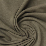 Olive Marl Jersey Knit, Poly-Cotton — photo 2